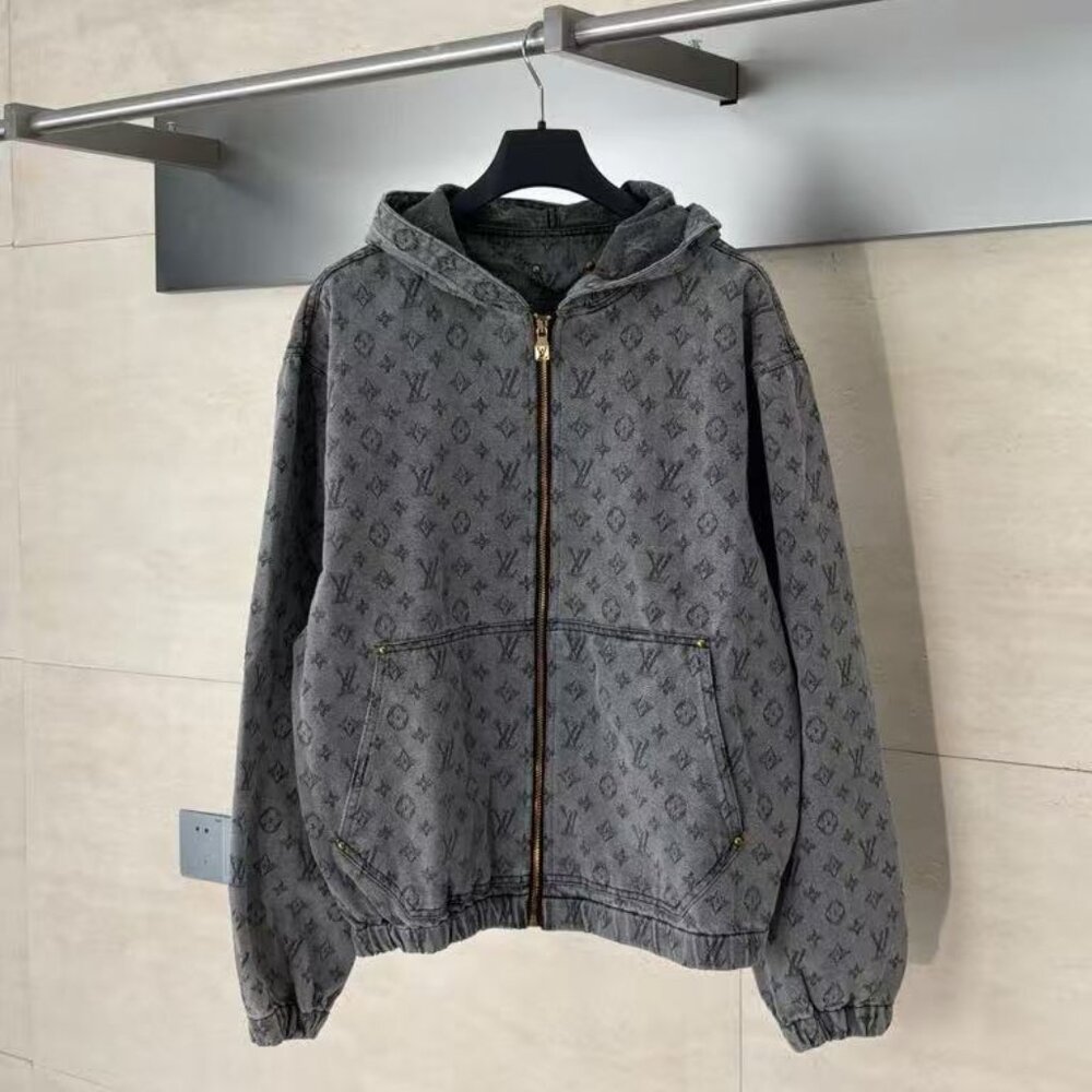 Louis Vuitton Denim Hooded Jacket